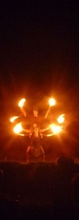 Fire Show at Spin Jam 2016 Chautari Pokhara Nepal